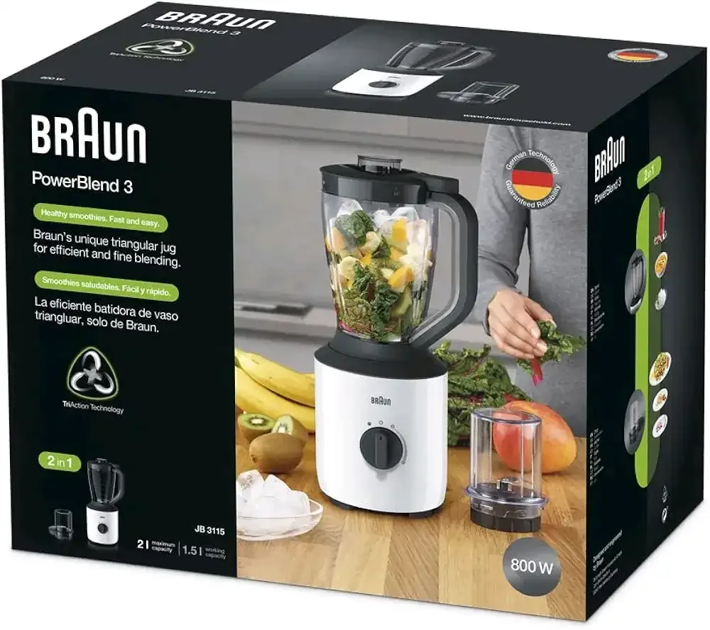 خلاط فواكة مع مطحنة BRAUN 4