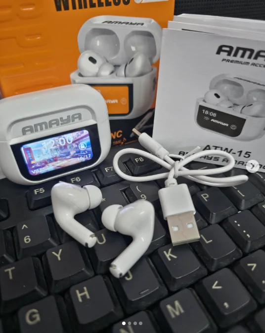 سماعات أذن لاسلكية amaya
 بشاشة تحكم  4