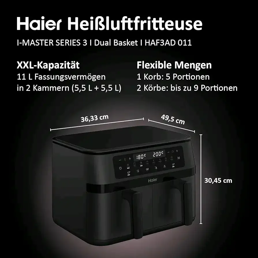 قلاية هوائية HAIER 2