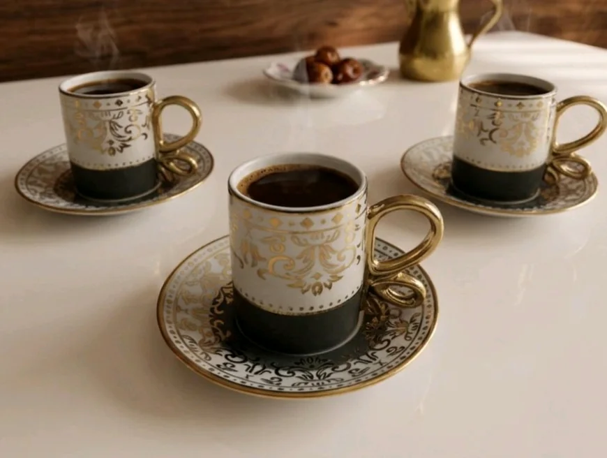 طقم فناجين قهوة ست قطع