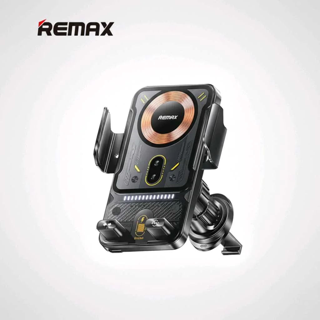 حامل وشاحن لاسلكي ذكي للسيارة من شركة REMAX 2