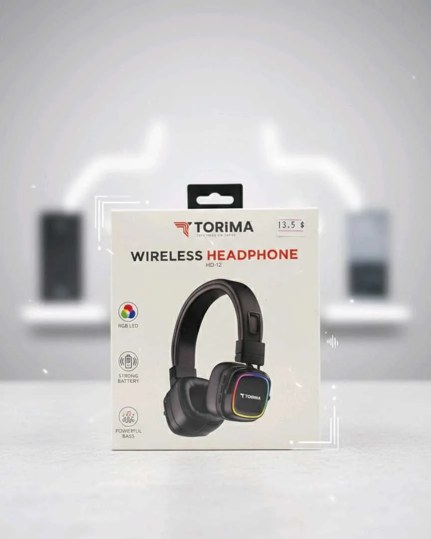 سماعة الرأس اللاسلكية من نوع Torima HD-12
