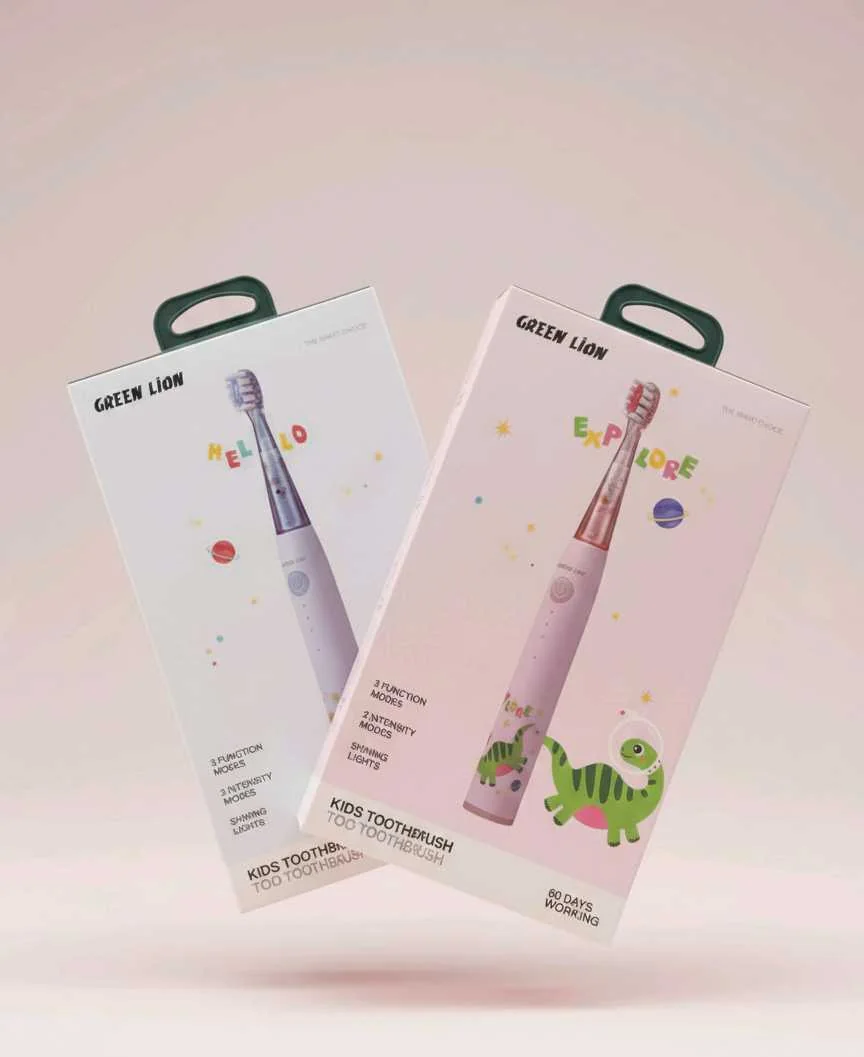 فرشاة أسنان كهربائية ذكية للأطفال من ماركة Green Lion