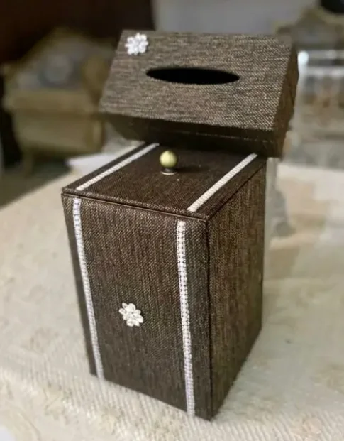 طقم مهملات ومحارم