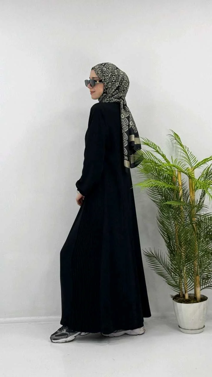 عباية مكسرة كريب صيفي 2