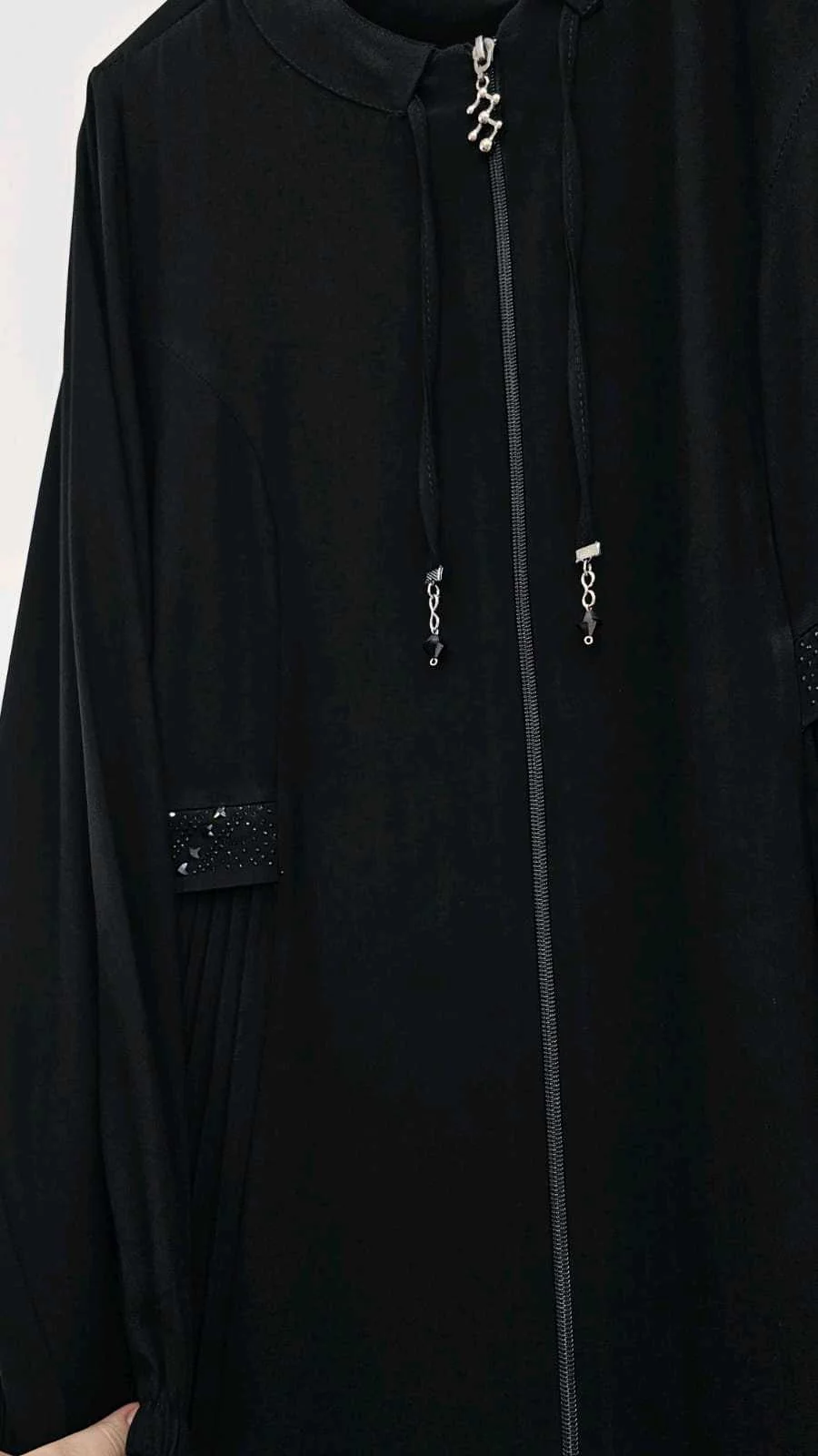 عباية مكسرة كريب صيفي 4