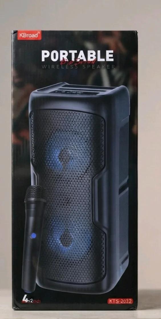 KBroad Portable Wireless Speaker (Model: KTS-2032)
