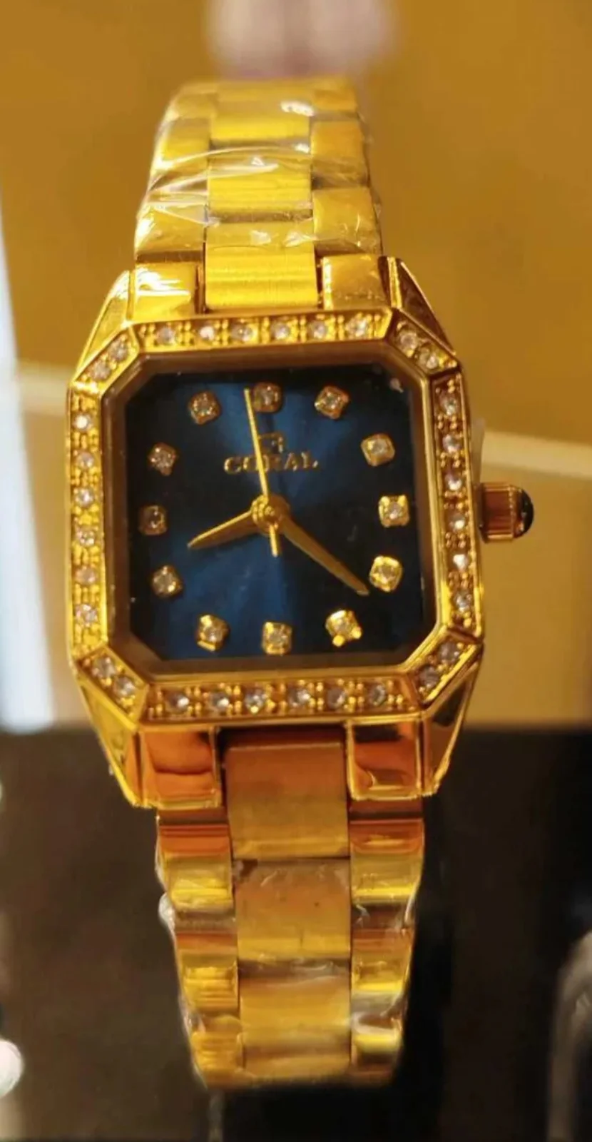 ساعة يد دهبي CORAL
