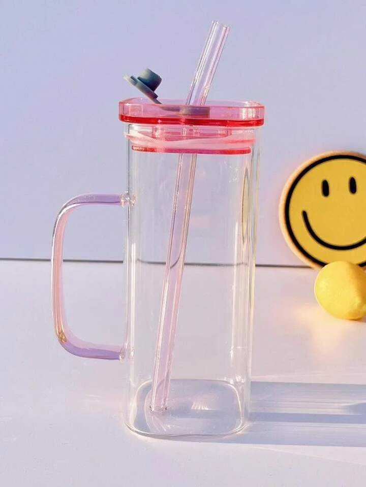 كوب زجاج بيد ملونة و شاليمون 9