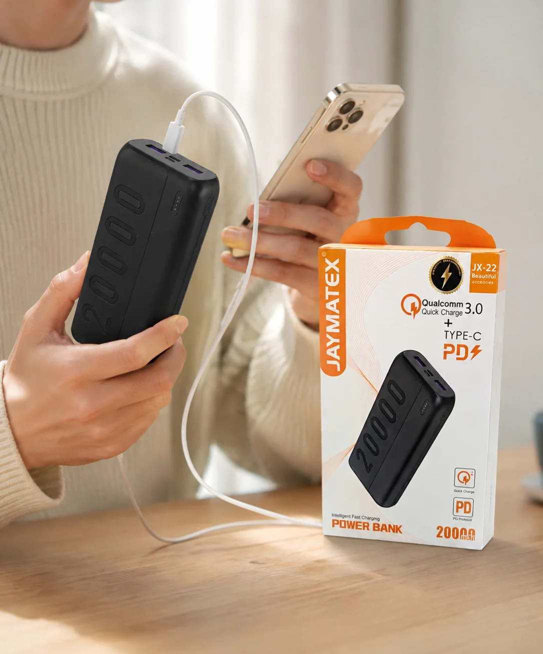 باور بانك جايمتكس (Jaymatex Power Bank) موديل JX-22.