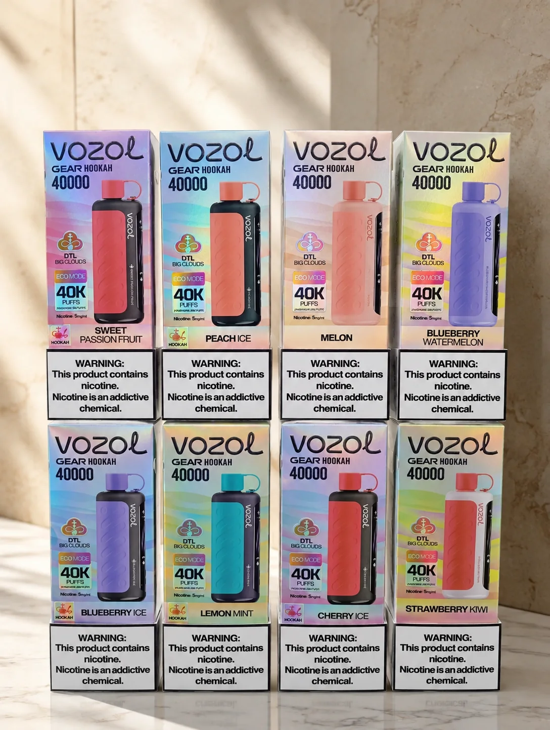 أركيلة الكترونية VOZOL Gear Hookah 40000