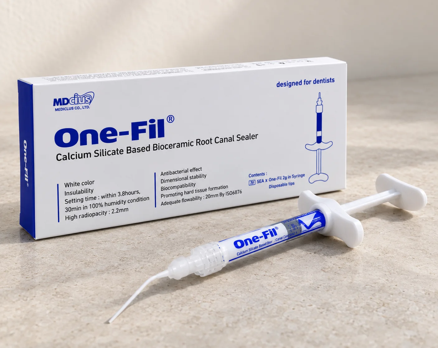   سيلر بيوسيراميك لحشو قنوات الجذور MEDICLUS One-Fil