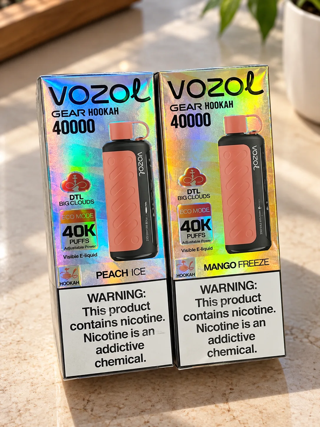 أركيلة الكترونية Vozol Gear Hookah 40000 2