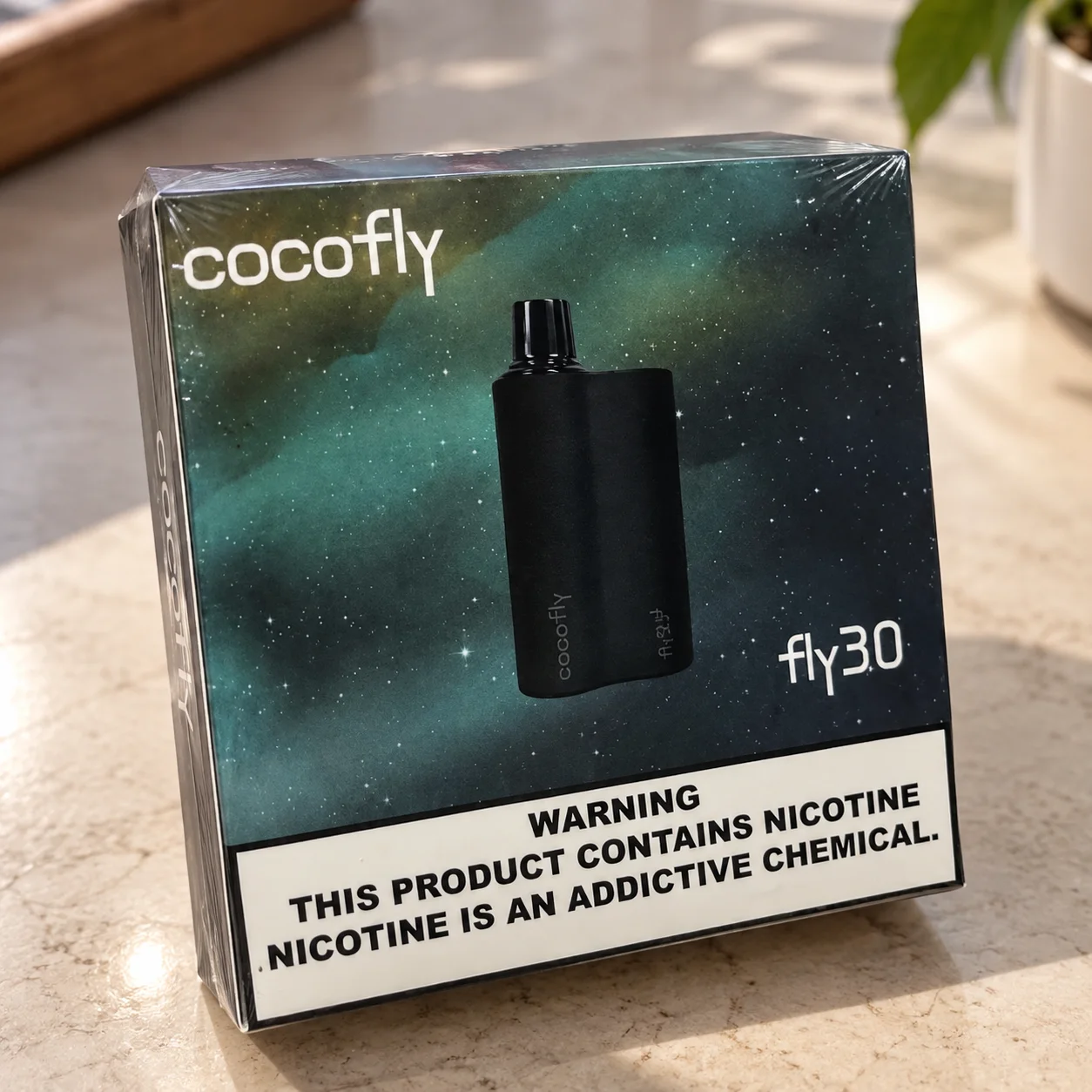 شيشة إلكترونية سحبة جاهزة (Vape Disposable) من علامة Cocofly وموديل Fly 3.0 2