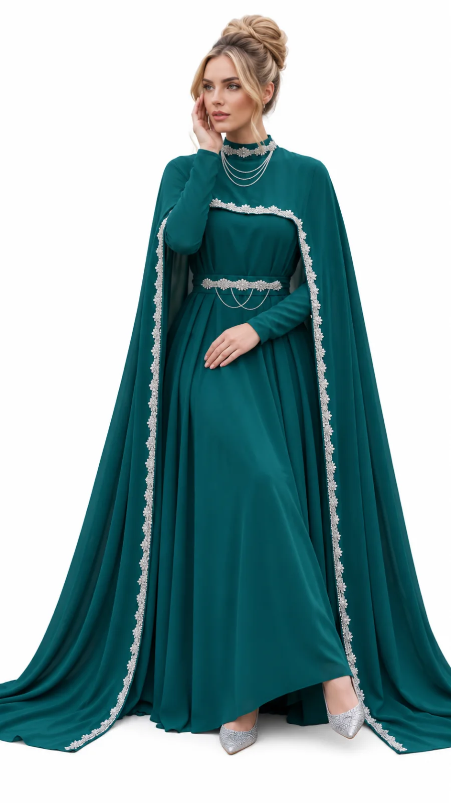 فستان سهرة كاب شيفون 3