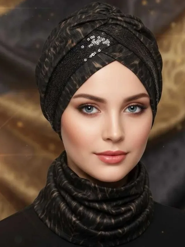 طاقية توربان مع لحشة 4