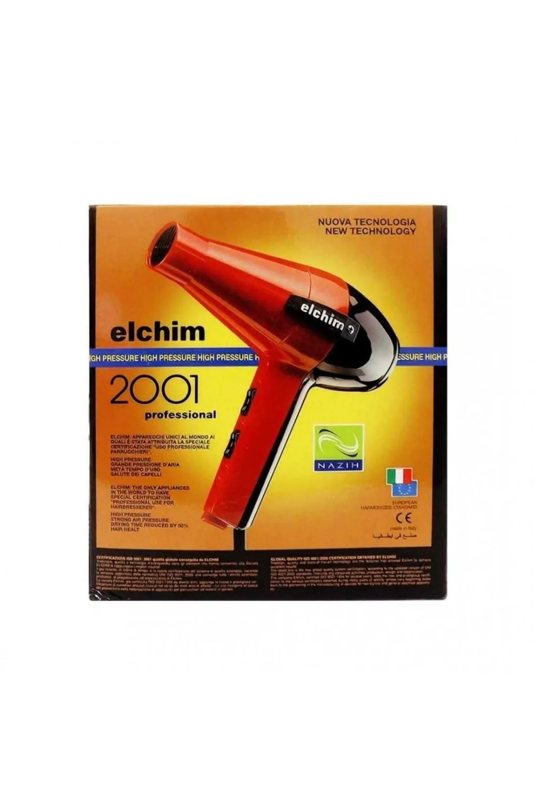 مجفف الشعر الاحترافي بالضغط العالي elchim 2001 6