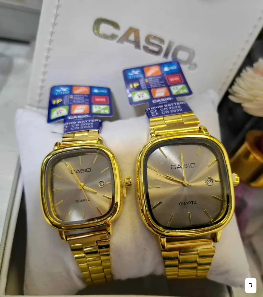 ساعة كاسيو الكلاسيكية المربعة 6