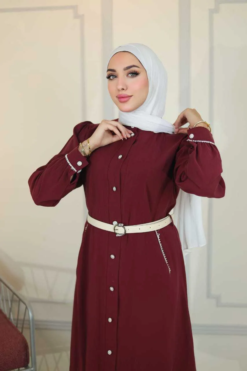 قميص كريب شرعي صيفي طويل 12