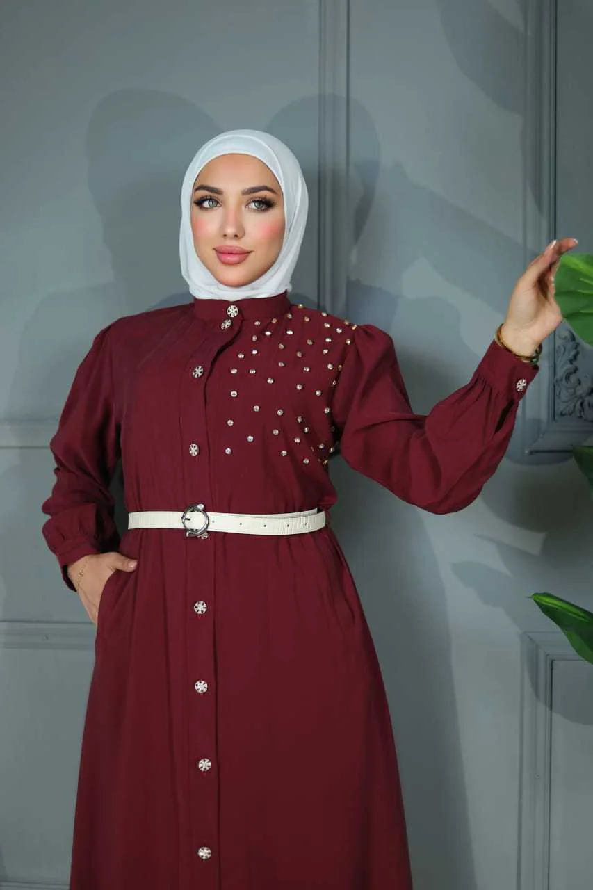 قميص كريب شرعي صيفي طويل 10