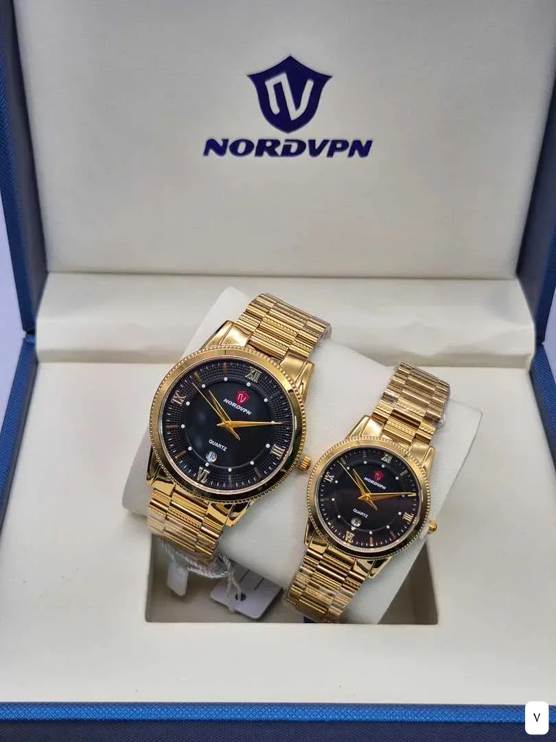 طقم ساعات كوبل NordVPN Quartz Watch 7