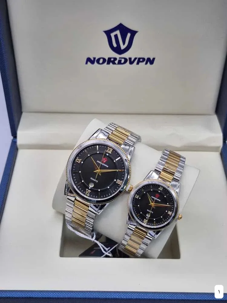 طقم ساعات كوبل NordVPN Quartz Watch