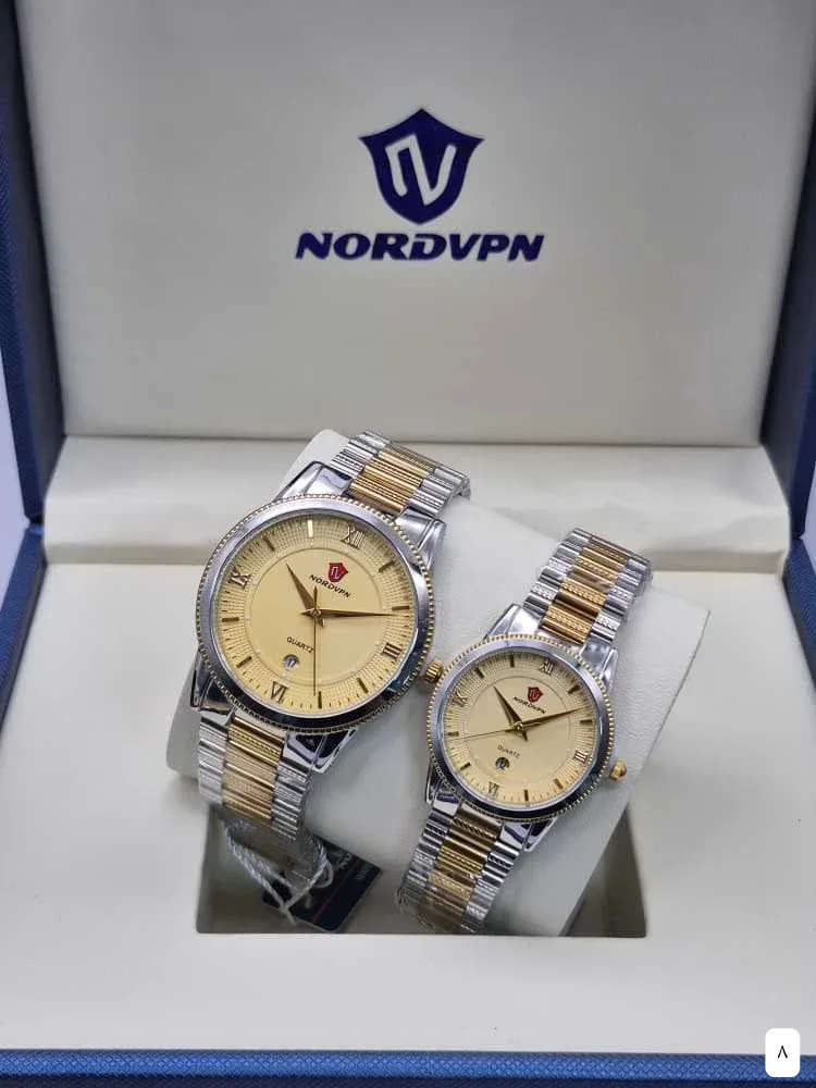 طقم ساعات كوبل NordVPN Quartz Watch 8