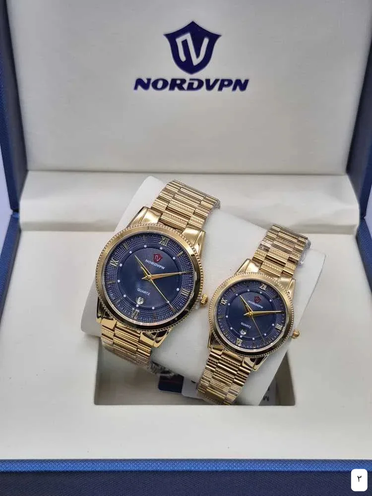 طقم ساعات كوبل NordVPN Quartz Watch 3