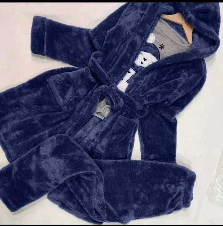 بيجامة فرو شتوي  3