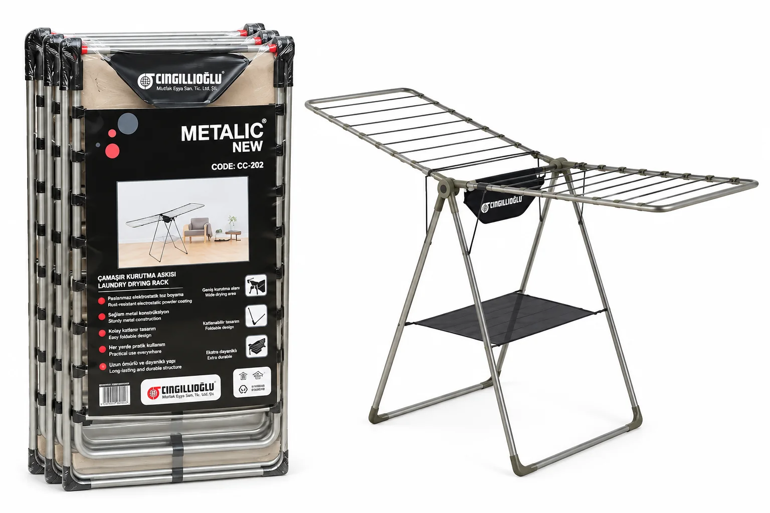 منشر غسيل CC- 202 METALIC