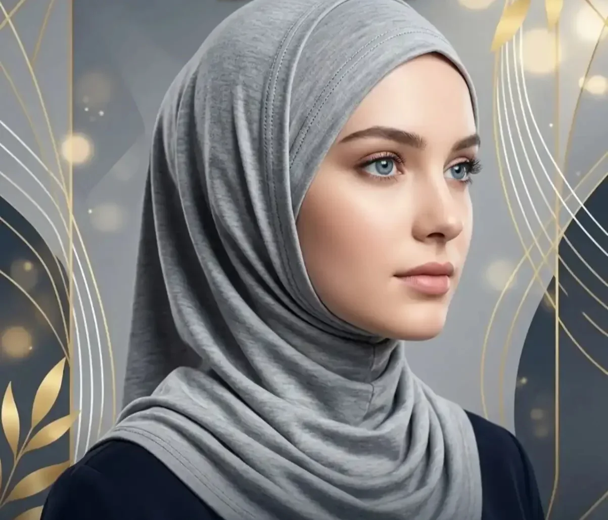 حجاب قطعتين انكورا شتوي 4