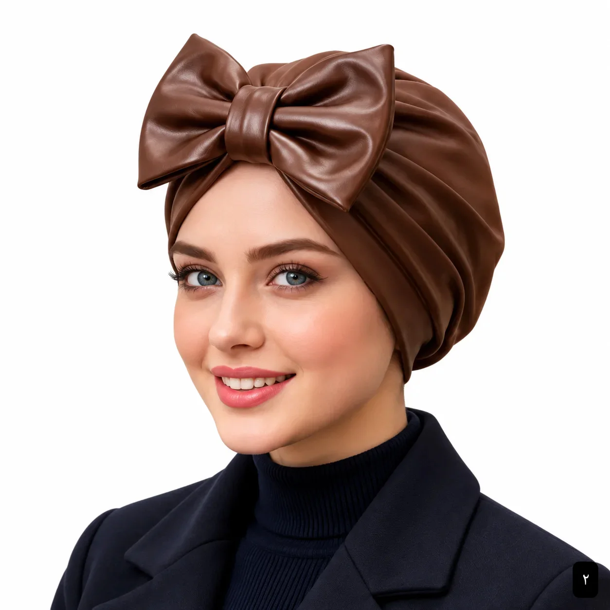 طاقية توربان جلد  2
