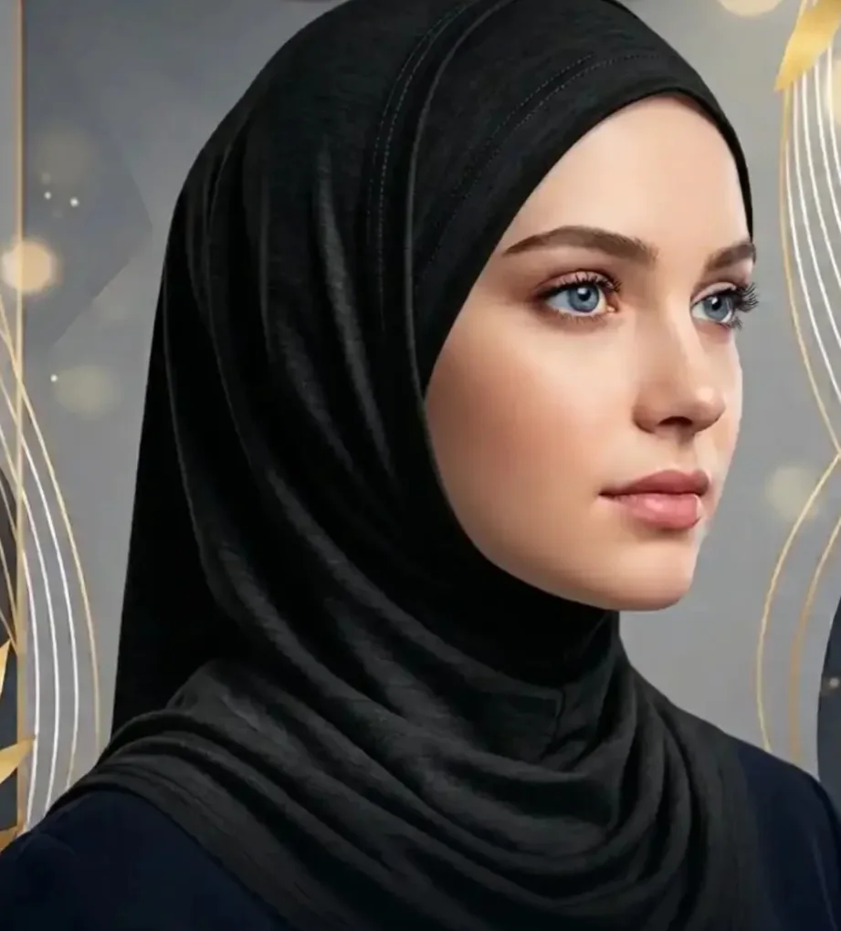 حجاب قطعتين انكورا شتوي