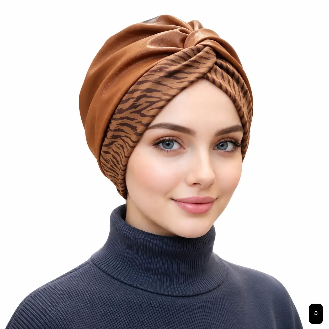 طاقية توربان جلد  5