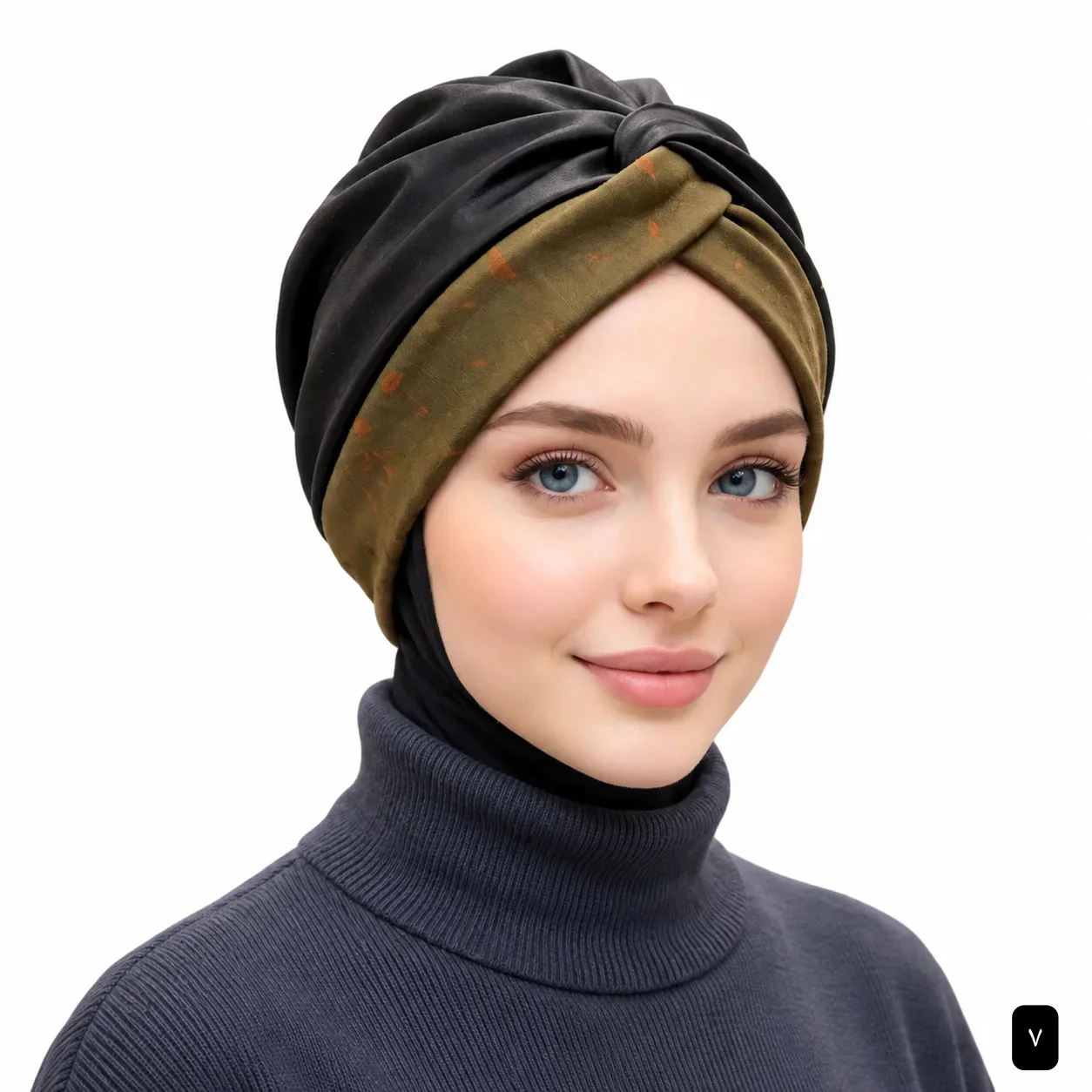 طاقية توربان جلد  7