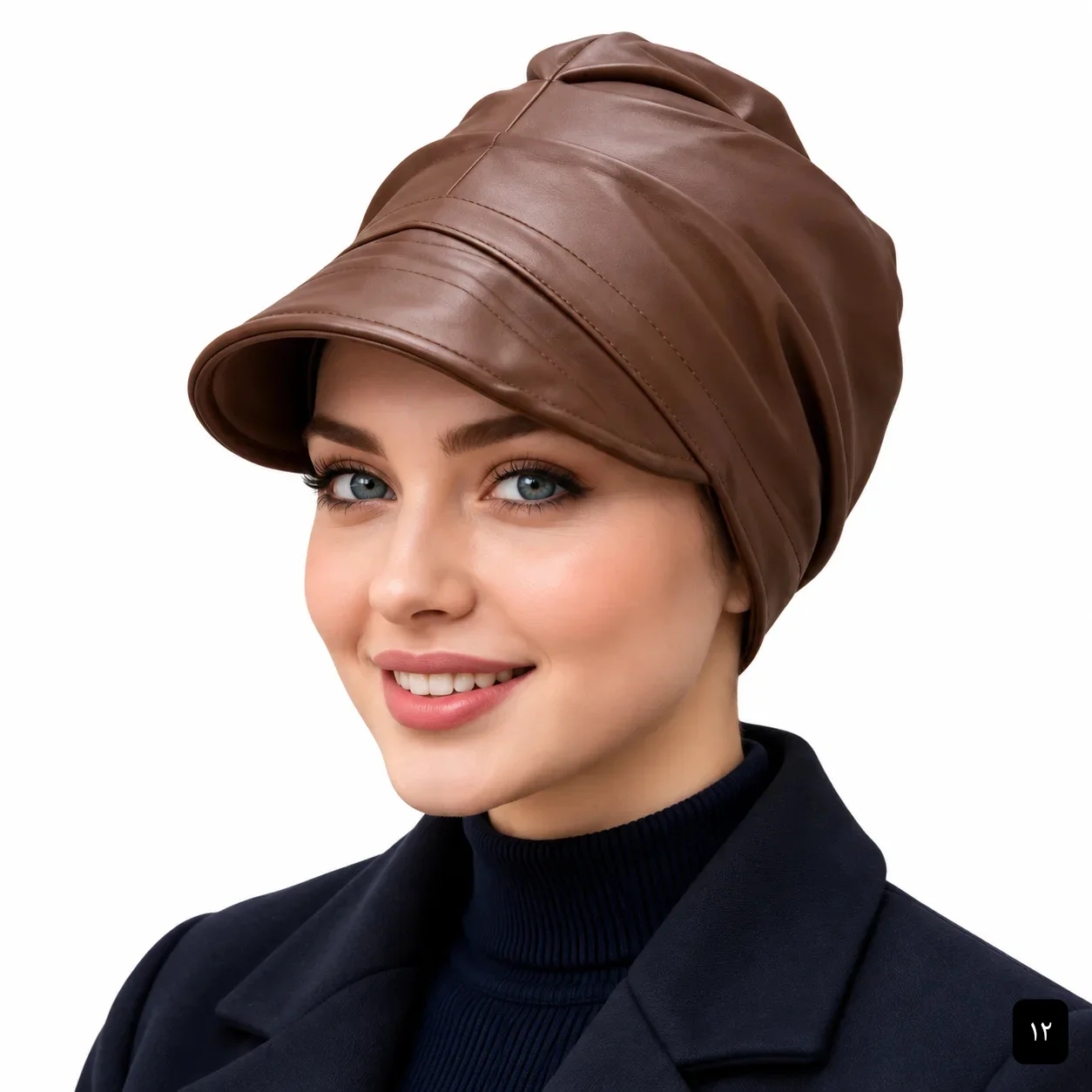 طاقية توربان جلد  12