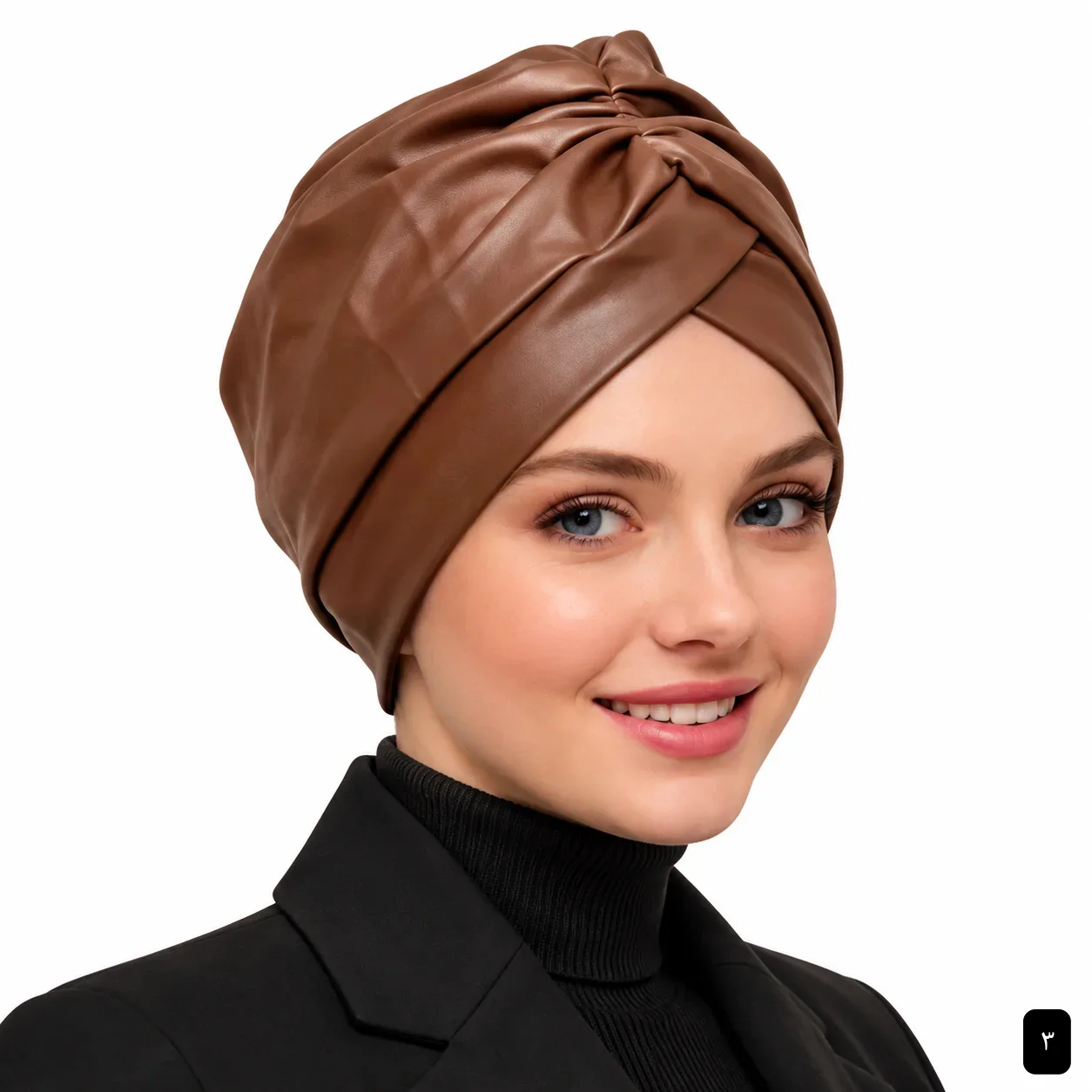 طاقية توربان جلد  3