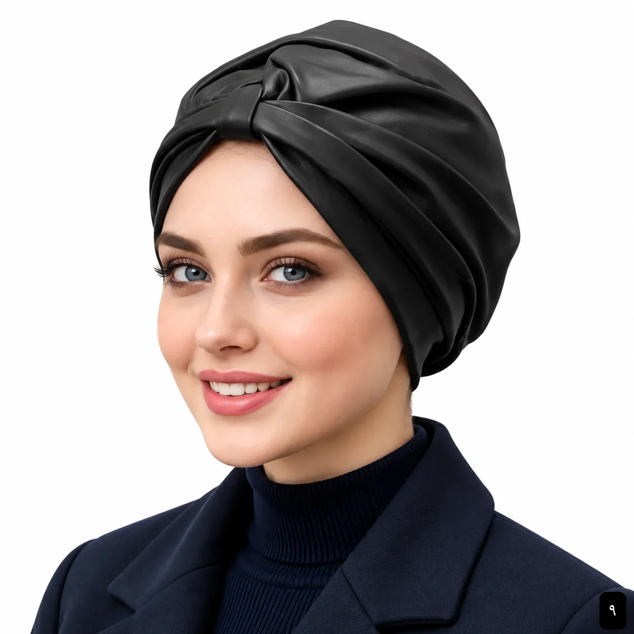 طاقية توربان جلد  9