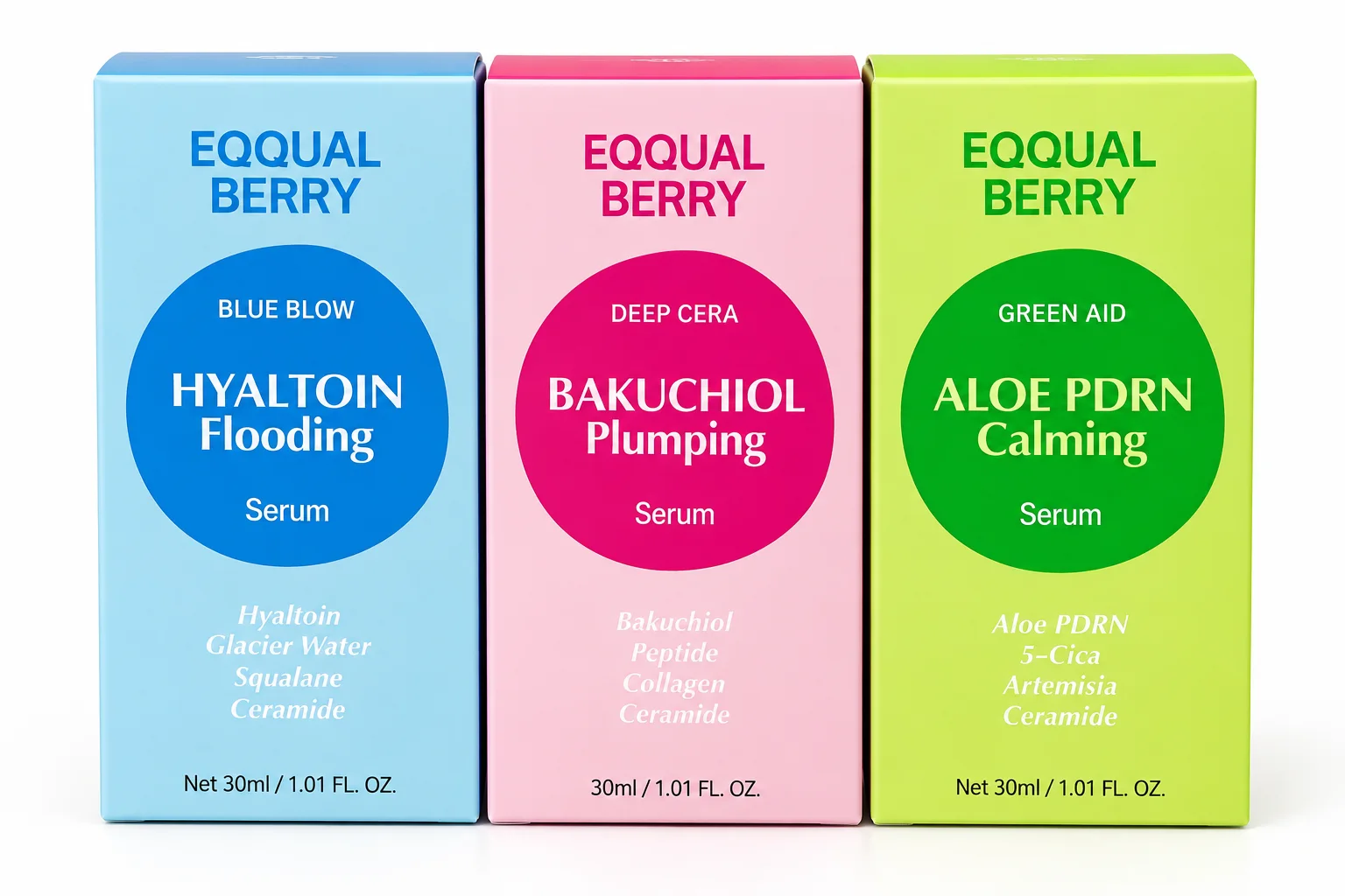 مجموعة سيرومات الوجه EQQUAL BERRY